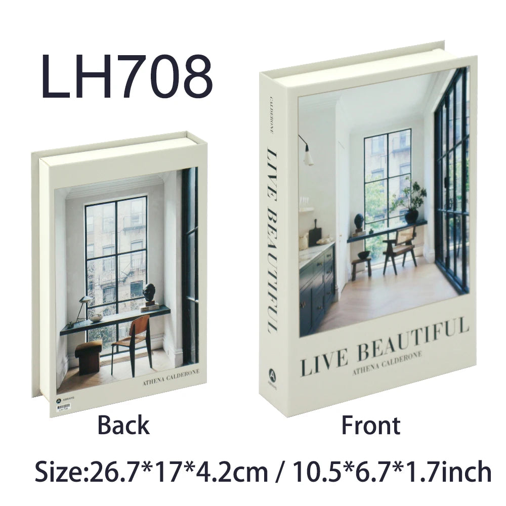 Decorative Book Storage Box Set