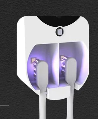 Portable Rechargeable Travel Toothbrush with Sterilizer Case Induction Switch Charging Display - Dental Care on the Go