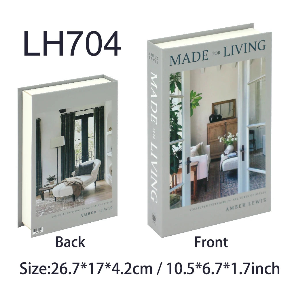 Decorative Book Storage Box Set