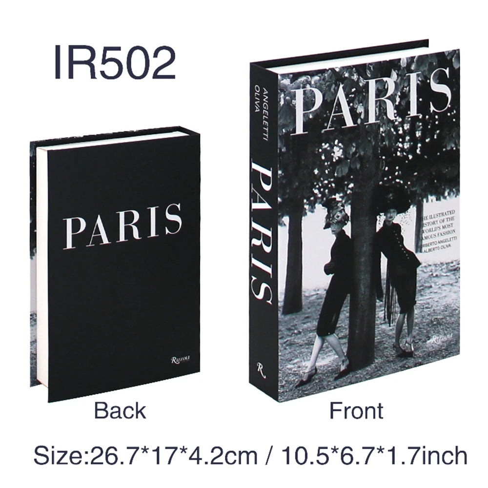 Decorative Book Storage Box Set