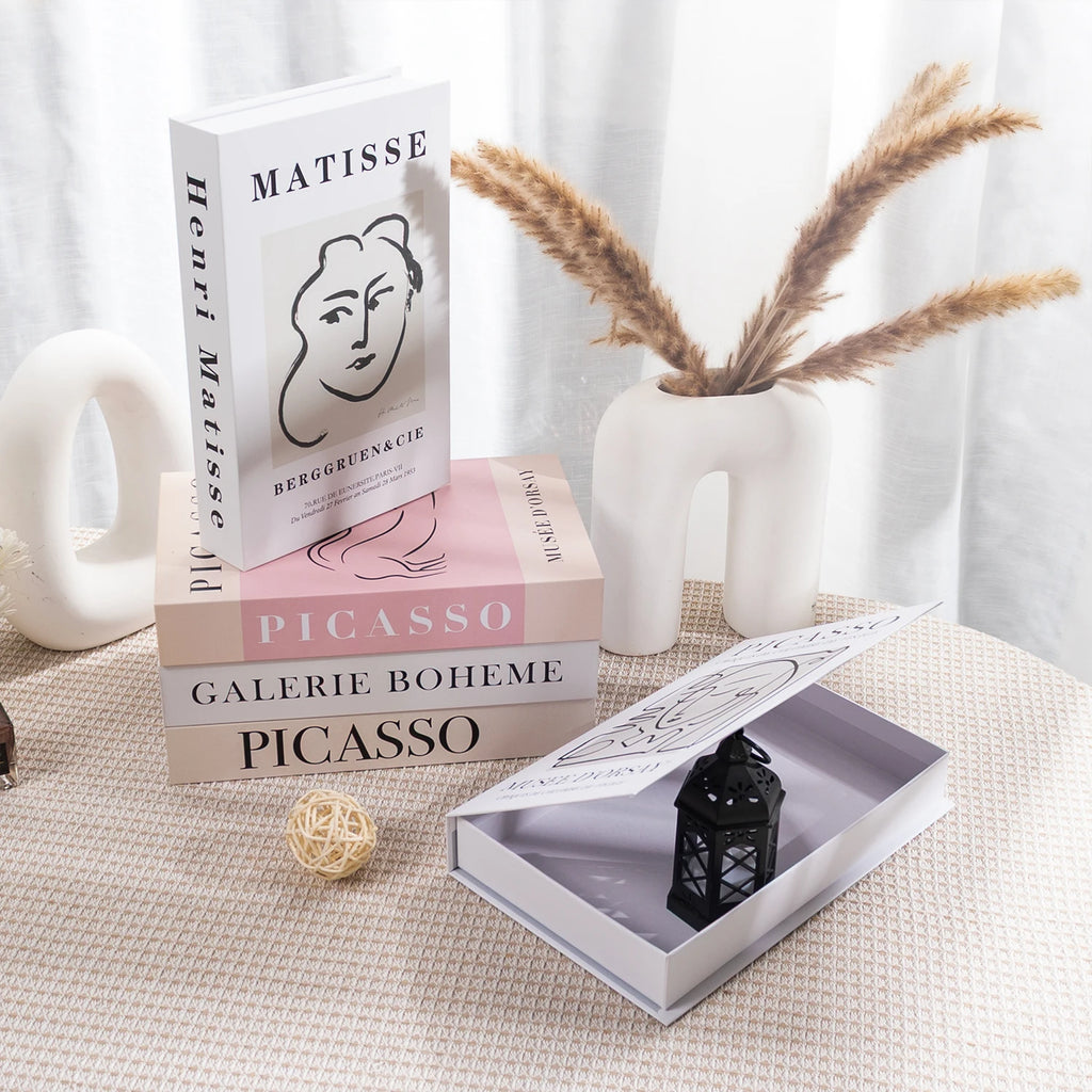 Decorative Book Storage Box Set