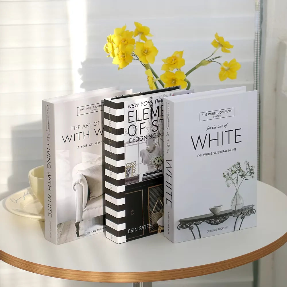 Decorative Book Storage Box Set