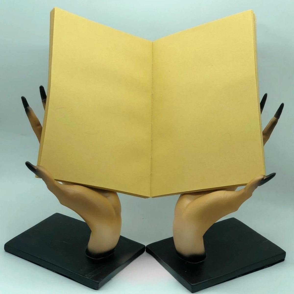 Halloween Bookends Decor Gothic Home Decor Bookends Shelves Unique Scary Monster Hand Book Ends Spooky Halloween Room Decor