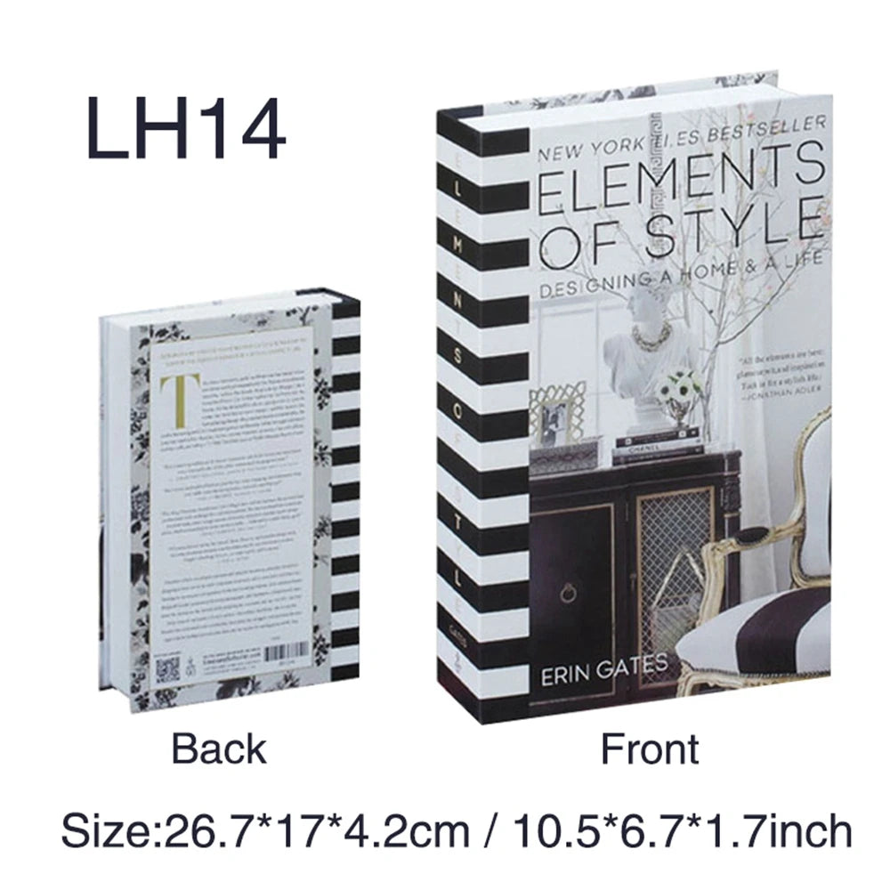 Decorative Book Storage Box Set