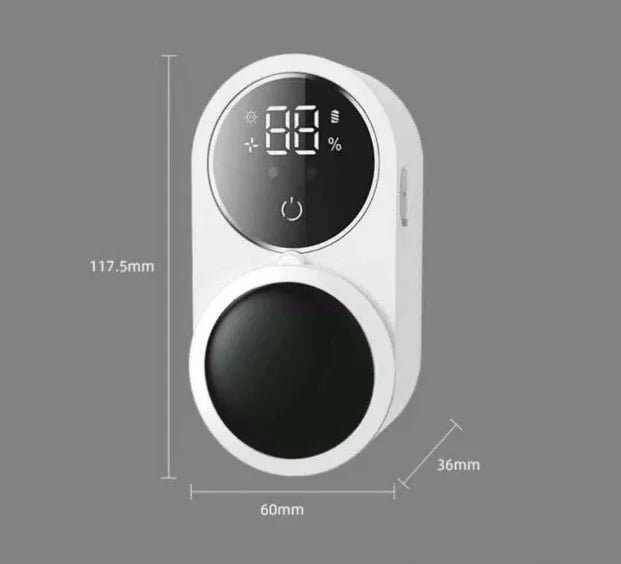 Portable Rechargeable Travel Toothbrush with Sterilizer Case Induction Switch Charging Display - Dental Care on the Go
