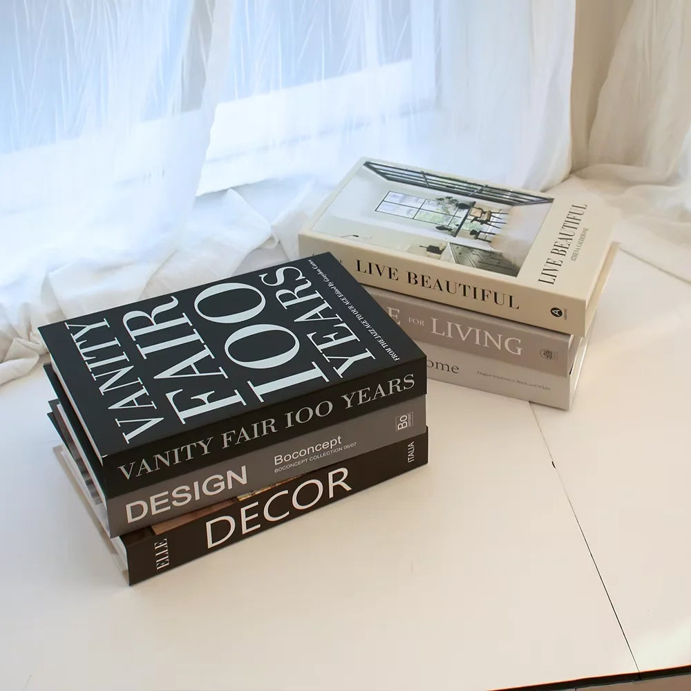 Decorative Book Storage Box Set