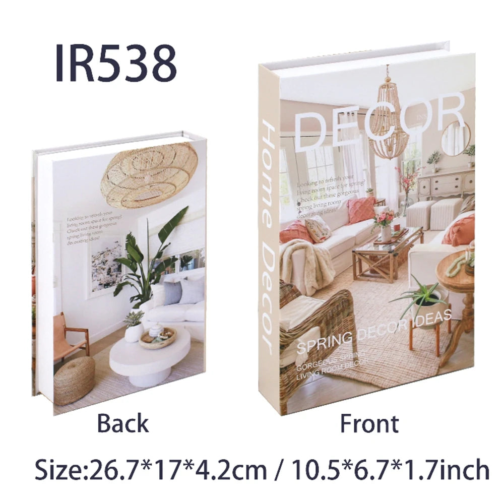 Decorative Book Storage Box Set