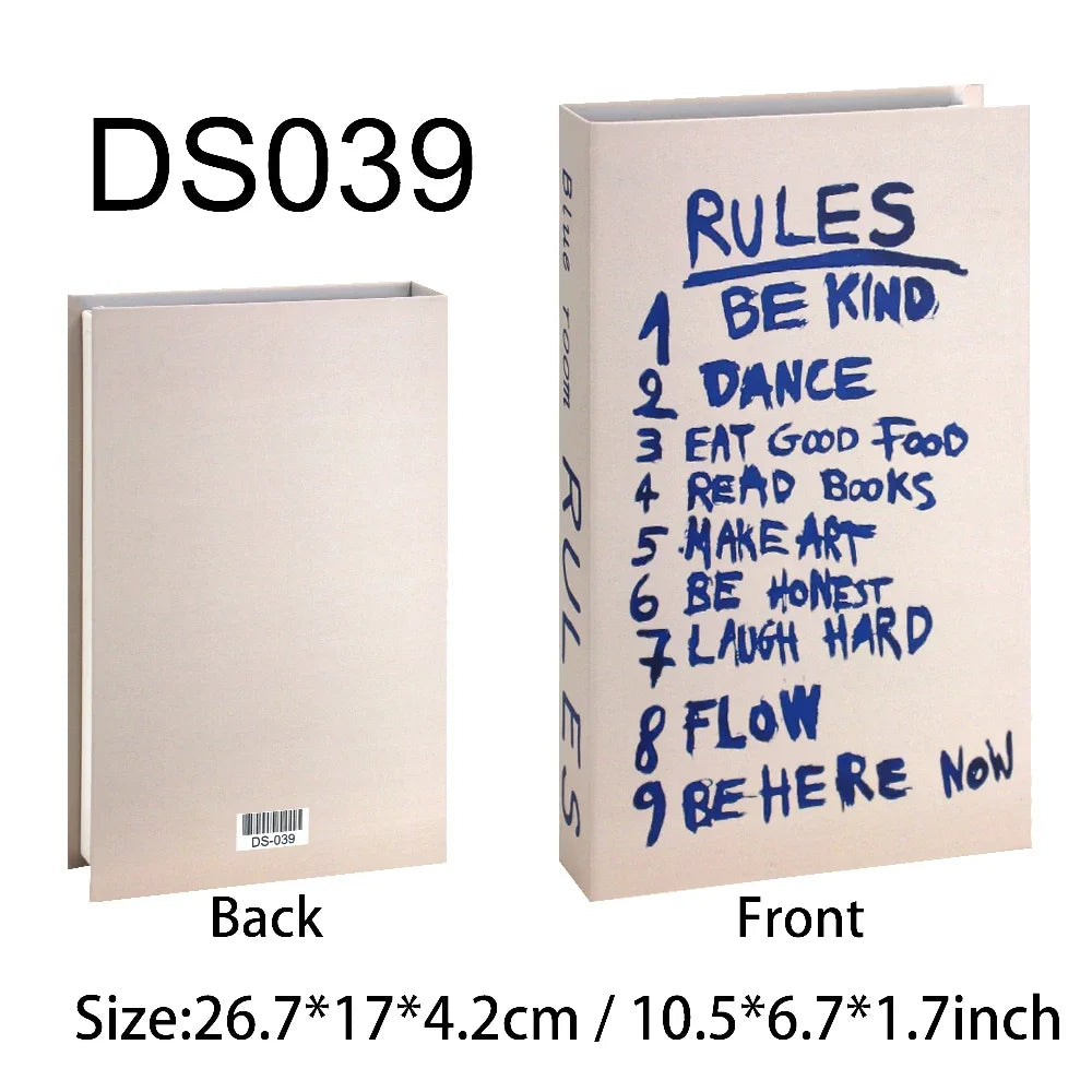 Decorative Book Storage Box Set